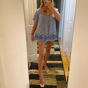St.Johns Bay Nautical blouse  size XL -or oversized small